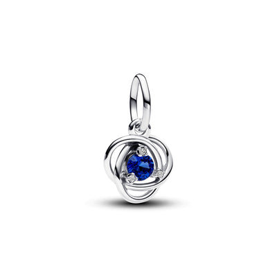 September - Blue Eternity Circle Dangle Charm