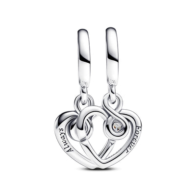 Pandora Forever & Always Splittable Dangle Charm