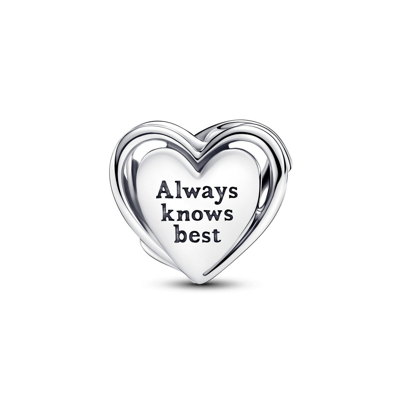 Pandora Openwork Mom & Heart Charm
