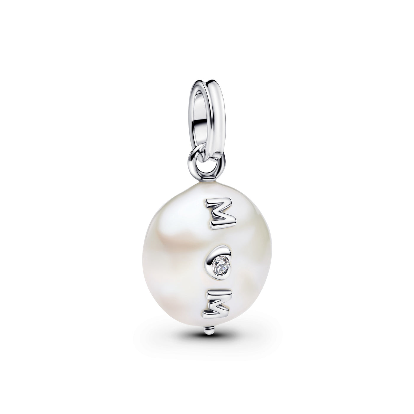 Pandora Treated Freshwater Cultured Baroque Pearl Mom Dangle Charm
