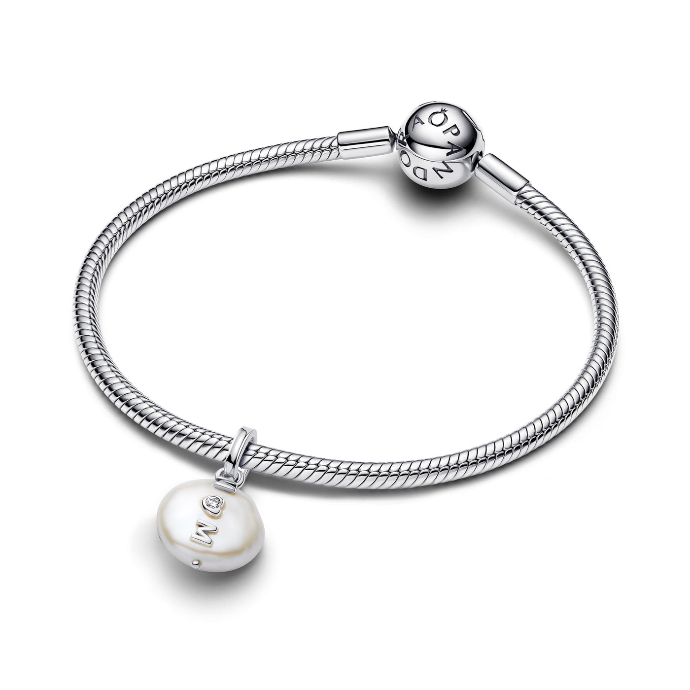 Pandora Treated Freshwater Cultured Baroque Pearl Mom Dangle Charm