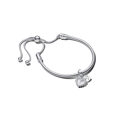 Pandora Sparkling Dangle Heart Bracelet Set