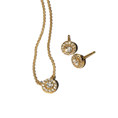 Pandora Sparkling Halo Jewelry Gift Set