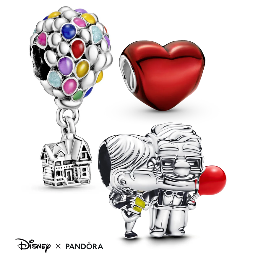 Disney Pixar UP "Love is in the Air" Charm Set