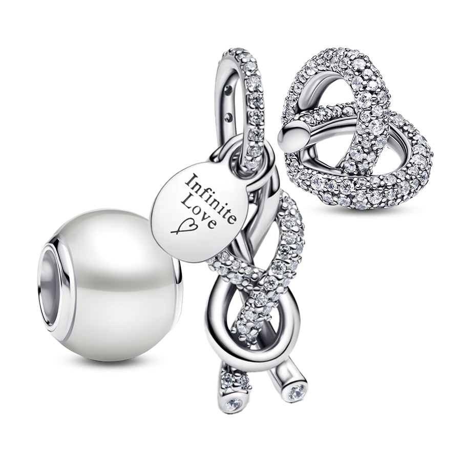 "Infinity Love" Charm Set
